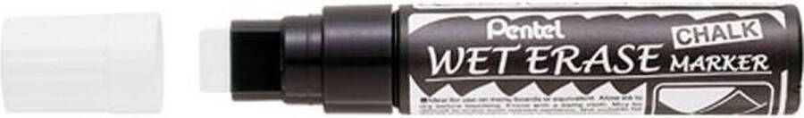 Pentel Viltstift SMW56 krijtmarker wit 8-16mm
