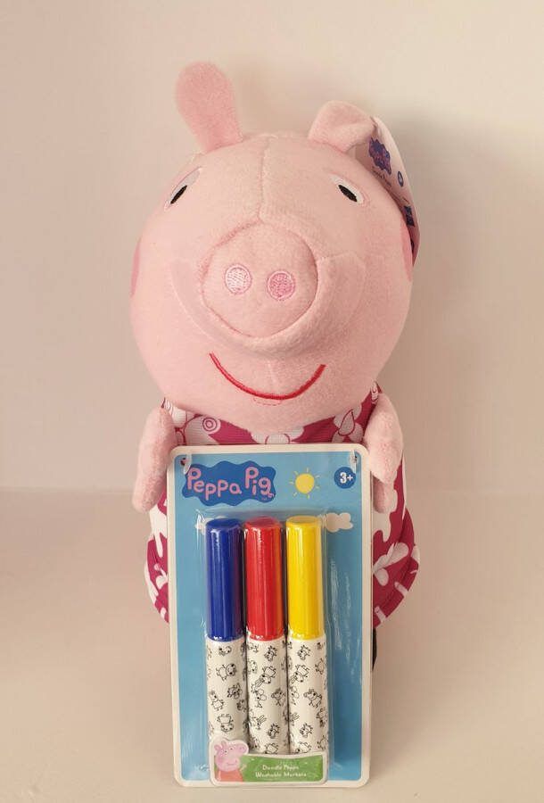 Peppa Pig Doodle Zelf Kleuren met Viltstiften