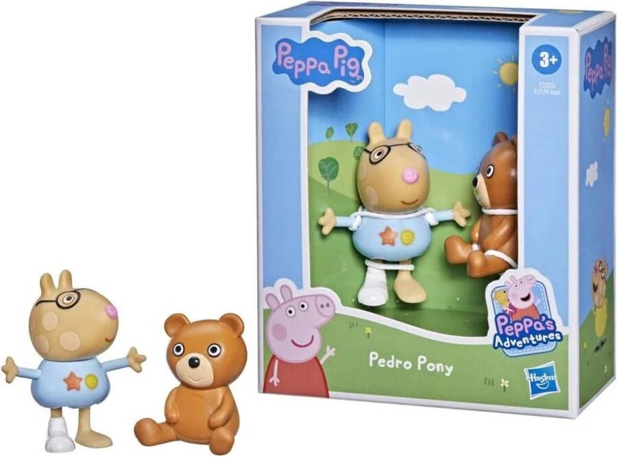 Peppa Pig Friend Pedro Pony 6 cm Speelfiguren set