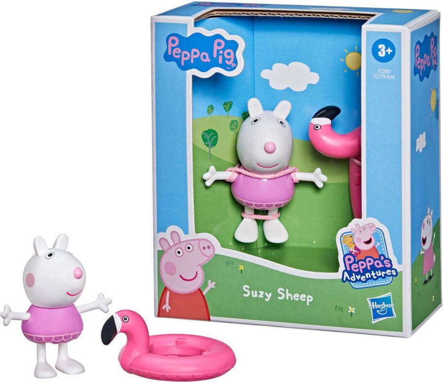Peppa Pig Friend Suzy Sheep 6 cm Speelfigurenset