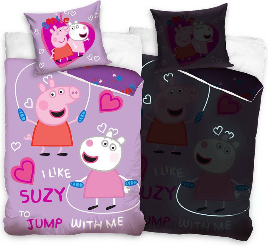 Peppa Pig glow in the dark 140x200 cm