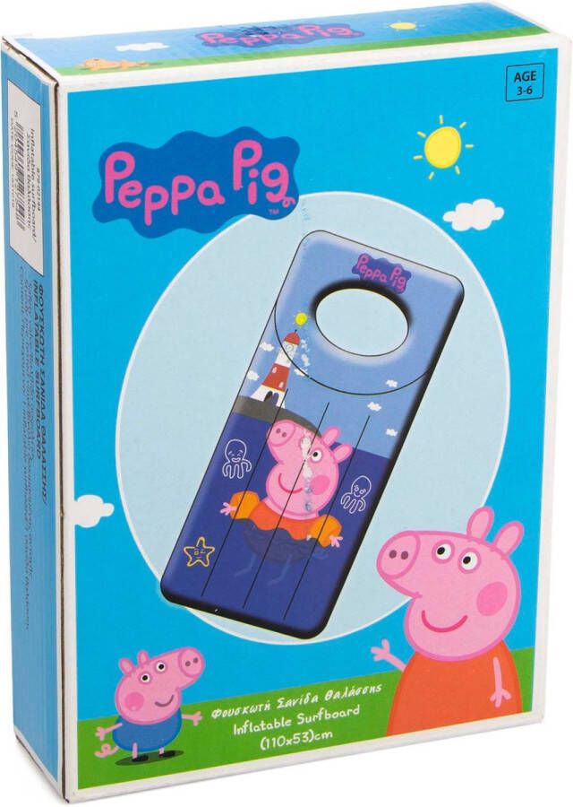 Peppa Pig Luchtbed met doorkijk scherm