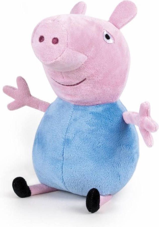 Peppa Pig Pluche Big knuffel in blauwe outfit 42 cm speelgoed Cartoon varkens biggen knuffels Speelgoed voor kinderen