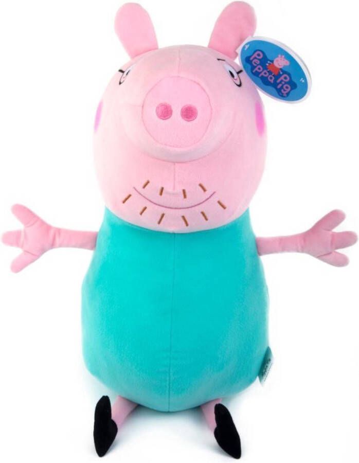 Peppa Pig Pluche Daddy Pig 80cm Papa Pig knuffel