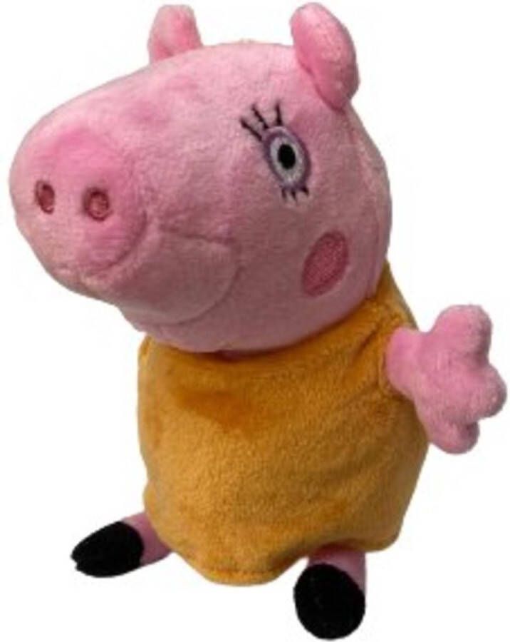 Peppa Pig : Plush Clip-On Coin Purse-Oranje-Mama Pig