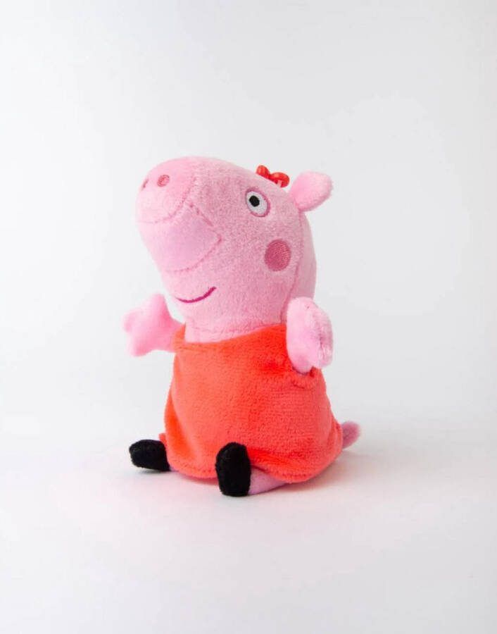 Peppa Pig : Plush Clip-On Coin Purse Rood