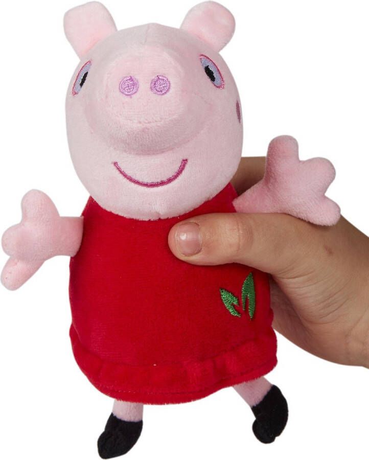 Peppa Pig Plush van gerecycled materiaal Peppa 15cm