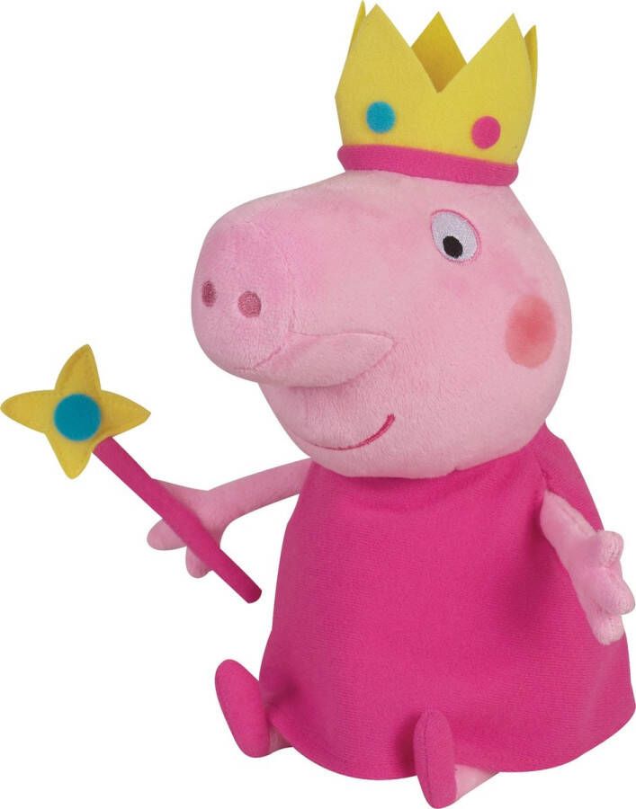 Peppa Pig Prinses Knuffel 25 cm Roze