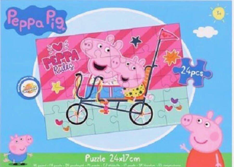 Peppa Pig Puzzel Peppa Rules 24 Stuks 24 x 17 cm