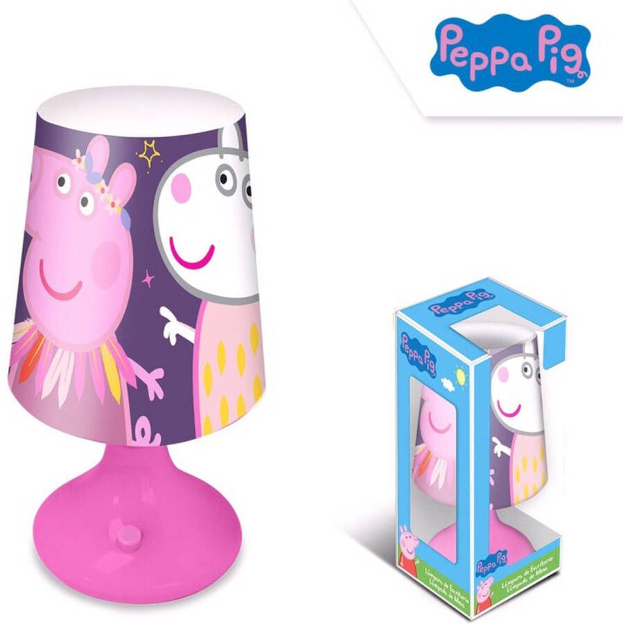 Nickelodeon nachtlampje Peppa Pig meisjes 18 x 10 cm paars roze