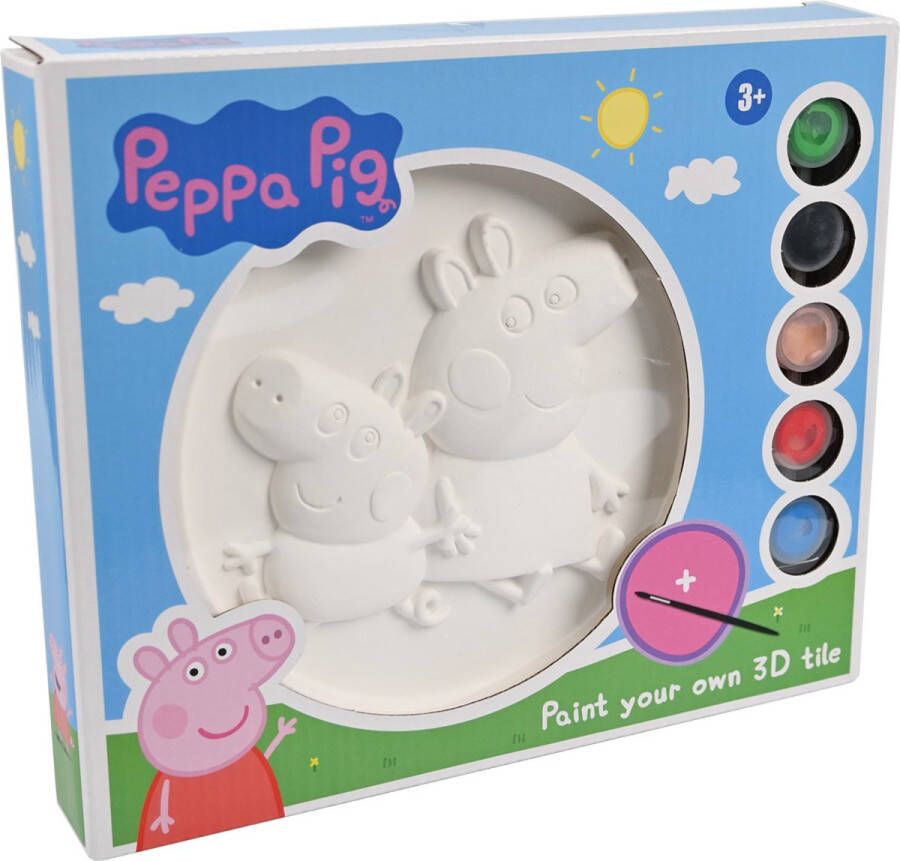 Peppa Pig Verf je eigen 3D tegel