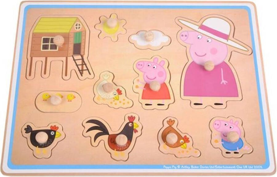 Peppa Pig vormen puzzel boerderij