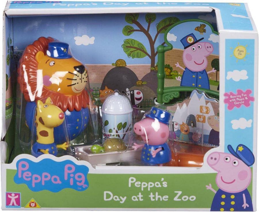 Peppa Pig Zestaw Teddies Świnka Peppa Zoo 3 figurki i akcesoria