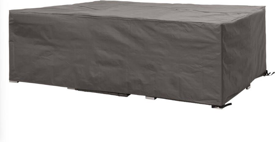 Perel Buitenhoes Voor Tuinset Grijs Rechthoekig 300x300x75cm Rechthoekig Geweven Plypropyleen