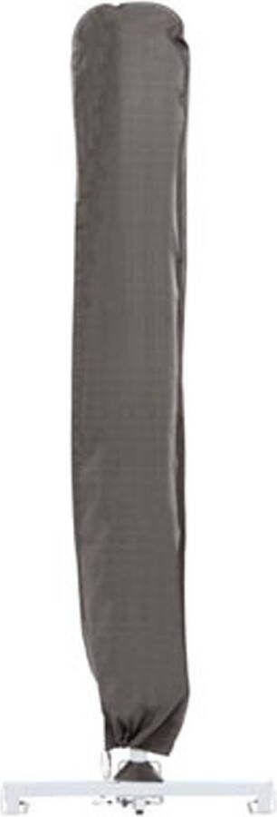 Perel Buitenhoes voor parasol of zweefparasol XXL grijs 295 cm x 70 cm