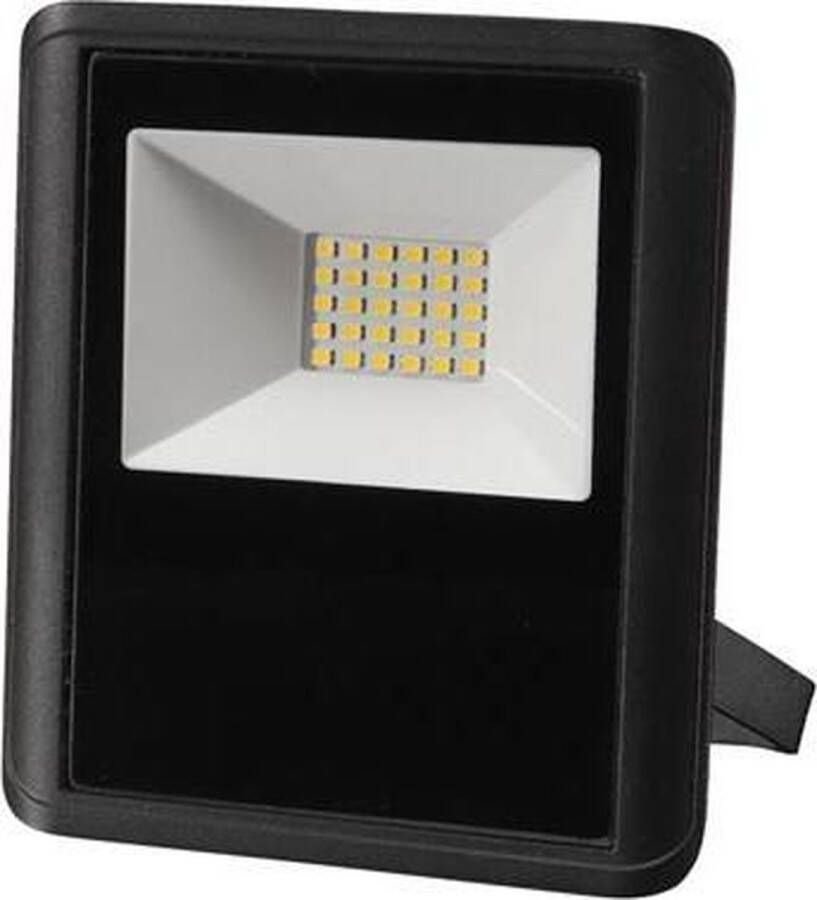 Perel Led-schijnwerper 20 W 1400 Lm 14.7 X 5.3 X 13.1 Cm Ip65 Zwart Aluminium