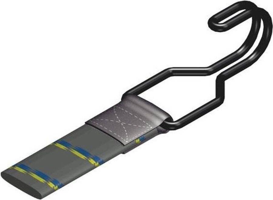 Perel Elastische spanriem met haak voor fiets motorfiets auto dekzeil tent rubber robuust 1200 x 25 mm