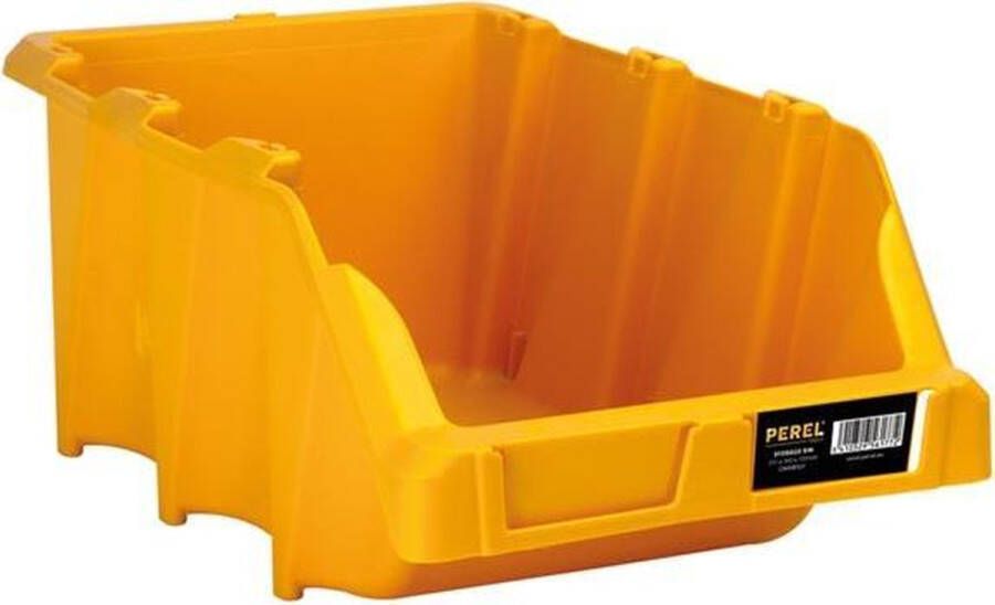 Perel Stapelbak Stapelbaar Kunststof 21.7 X 36 X 15.5cm Geel