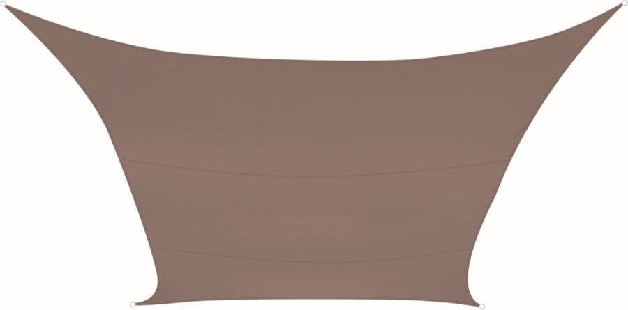 Perel Schaduwzeil Luifel Voor Tuin Terras Schaduwdoek 3 M X 2 M Rechthoek Bruin