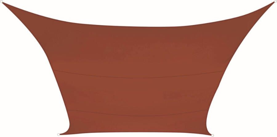 Merkloos Sans marque Schaduwdoek Zonnezeil Rechthoek 2 x 3 m Kleur: Terracotta Perel