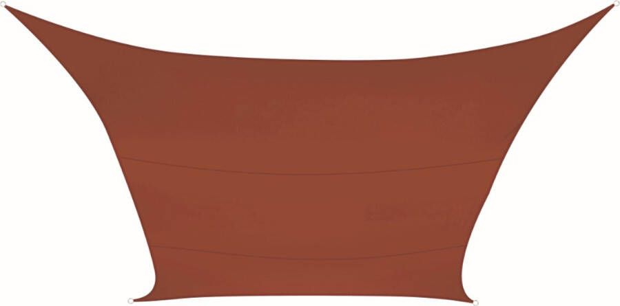 Perel Schaduwdoek waterafstotend 5 x 5 m 160 g m² polyester vierkant terracotta