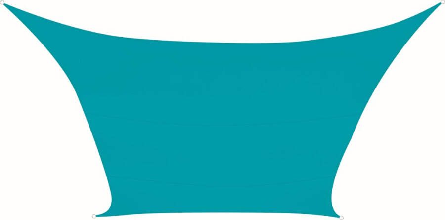 Perel Schaduwdoek waterafstotend 5 x 5 m 160 g m² polyester vierkant hemelsblauw
