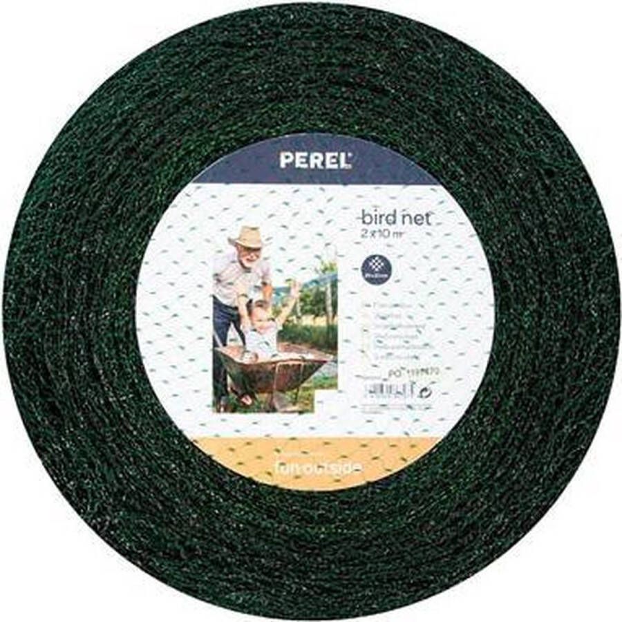 Perel Vogelnet Polyester Maaswijdte 2 Cm² 2 X 10 M Groen