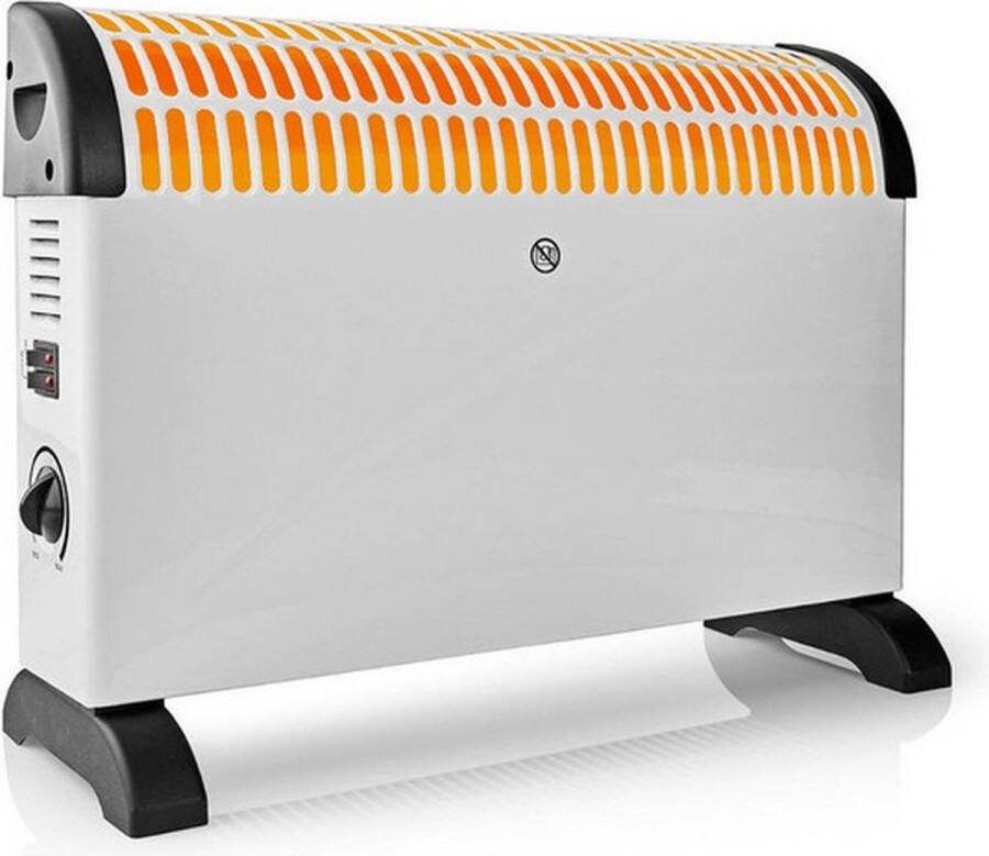 Perel Warmsafe 2000W elektrische convectorkachel 3 standen 750 1250 2000W Verstelbare Thermostaat 60m3
