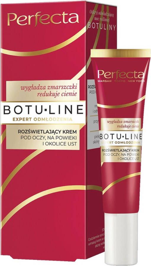 Perfect Botu-Line oplichtende oogcrème voor oogleden en lippen 15ml