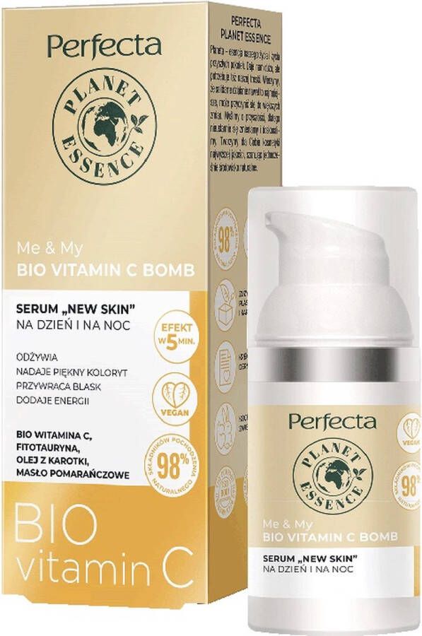 Perfect Me & My Bio Vitamin-C Bomb gezichtsserum met vitamine C voor dag en nacht Nieuwe huid 30ml