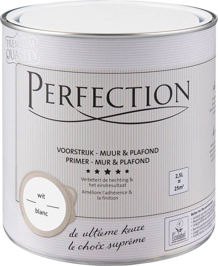 Perfection Voorstrijk Muur & Plafond Wit 2 5l