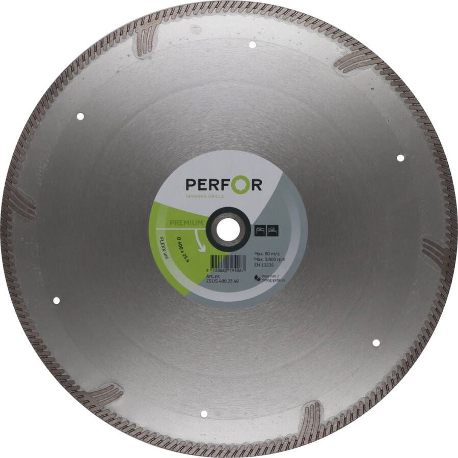 Perfor Zaagblad FLEXX uni Ø400 asgat 25 4