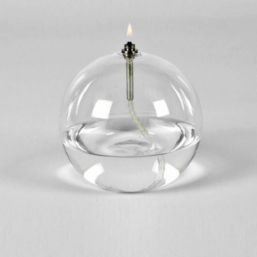 Peri Olielamp Bol incl.Trechtertje Ø 13 cm Glas Glasvezel