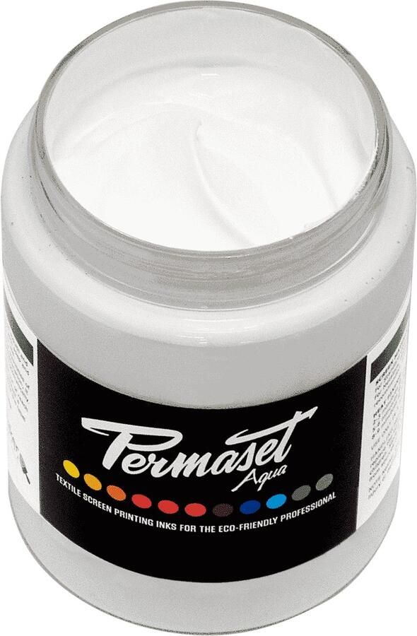 Permaset Aqua STD White 300 mL Textielverf Zeefdrukinkt