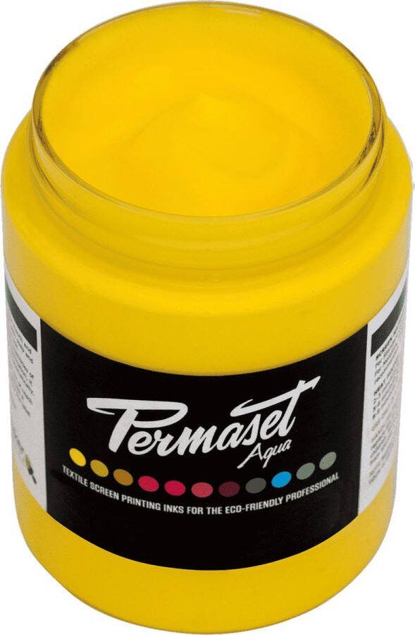 Permaset Aqua STD Mid Yellow 300 mL Textielverf Zeefdrukinkt