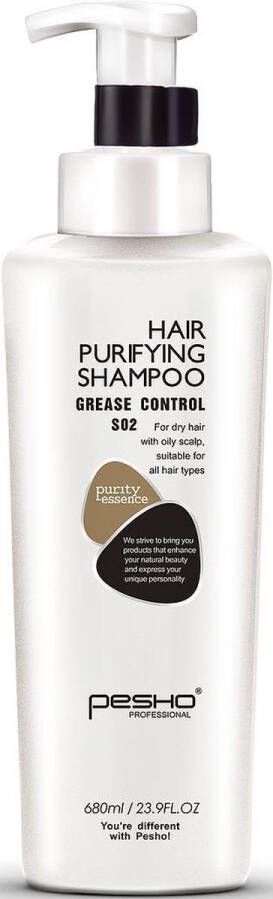 PESHO PROFESSIONAL HAIR PURIFYNG SHAMPOO voor droog haar en voor vette hoofdhuid 680ml