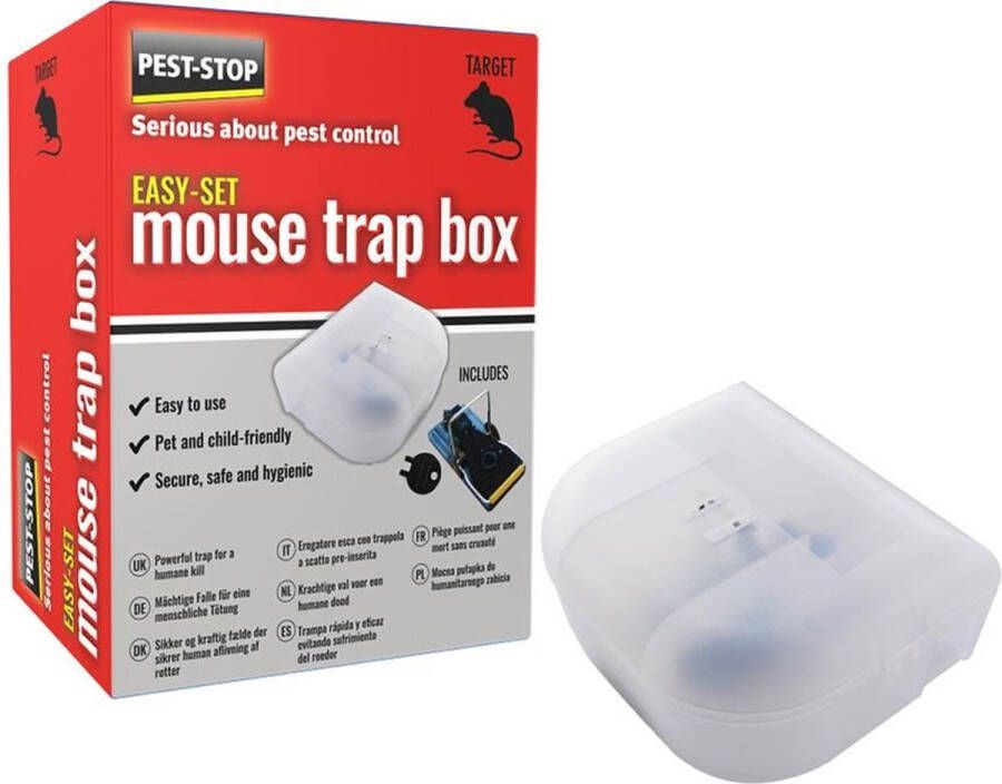 Pest-Stop Easy-Set Mouse Trap Box muizenvangdoos