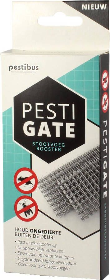 Pestibus PestiGate Stootvoegroosters 40 stuks gegarandeerd beste en goedkoopste oplossing wering gaas tegen muizen en wespen 50 mm 70 mm en alle andere maten