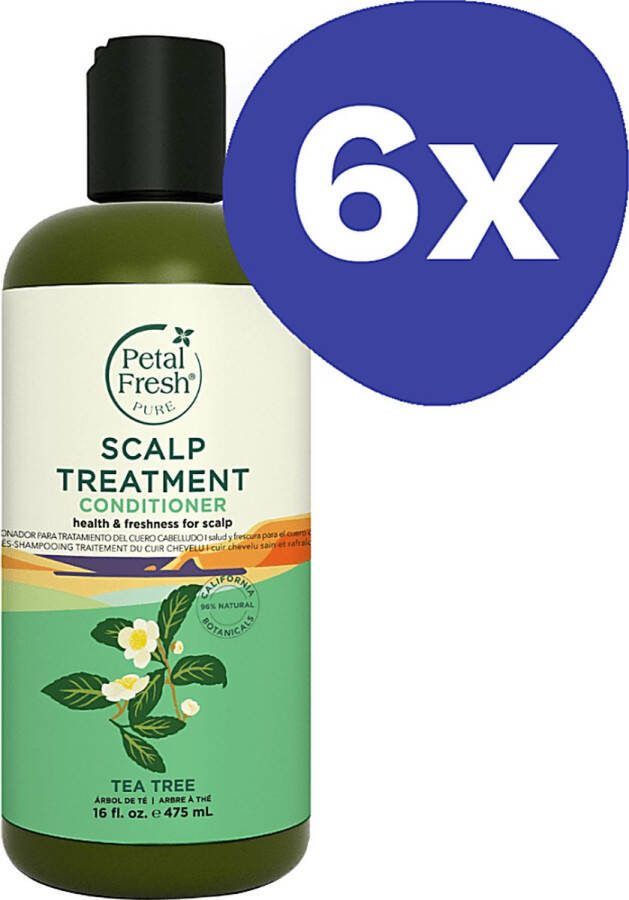 Petal Fresh Tea Tree Conditioner (beschadigd haar) (6x 475ml)