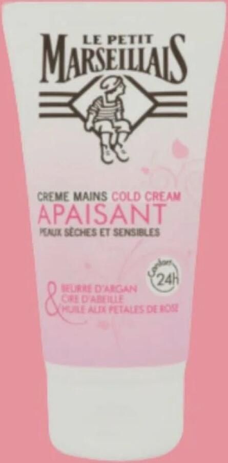 Petit marseiliais Le Petit Marseillais Cold Cream mains handcreme 75ml is een verzachtende verzorgende creme voor droge handen