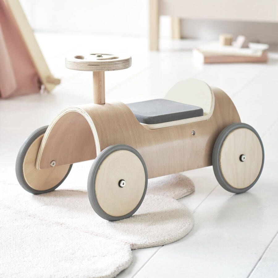 Petite Amelie Petite Amélie Houten Loopwagen Loopfiets Vanaf 1 jaar Stimuleert motoriek & balans Naturel