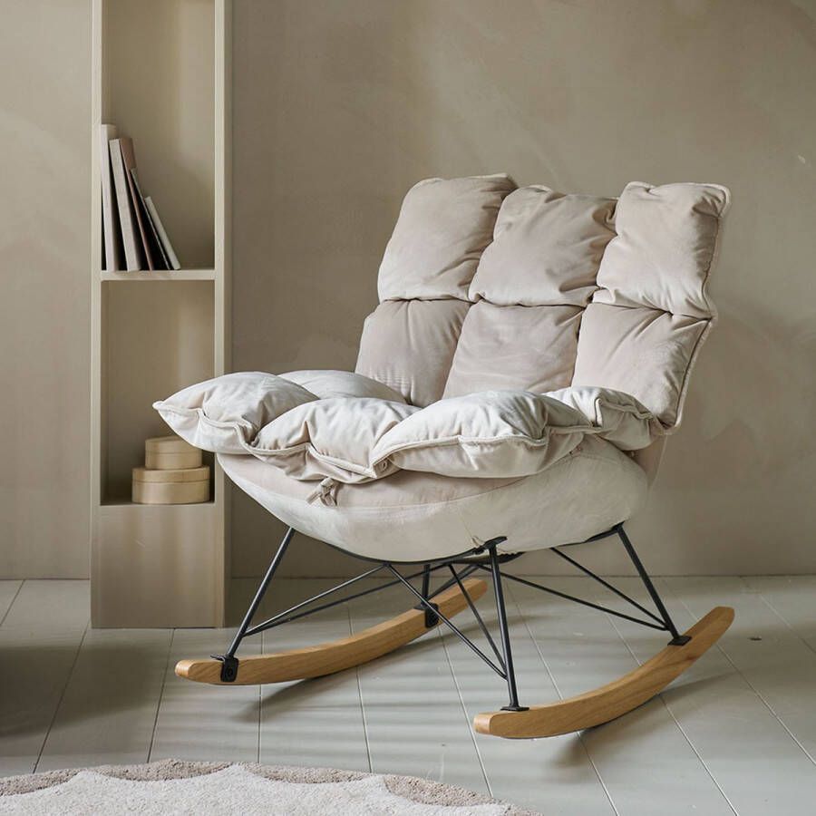 Petite Amelie Petite Amélie LUXE SCHOMMELSTOEL VOOR IN BABYKAMER COCON BEIGE