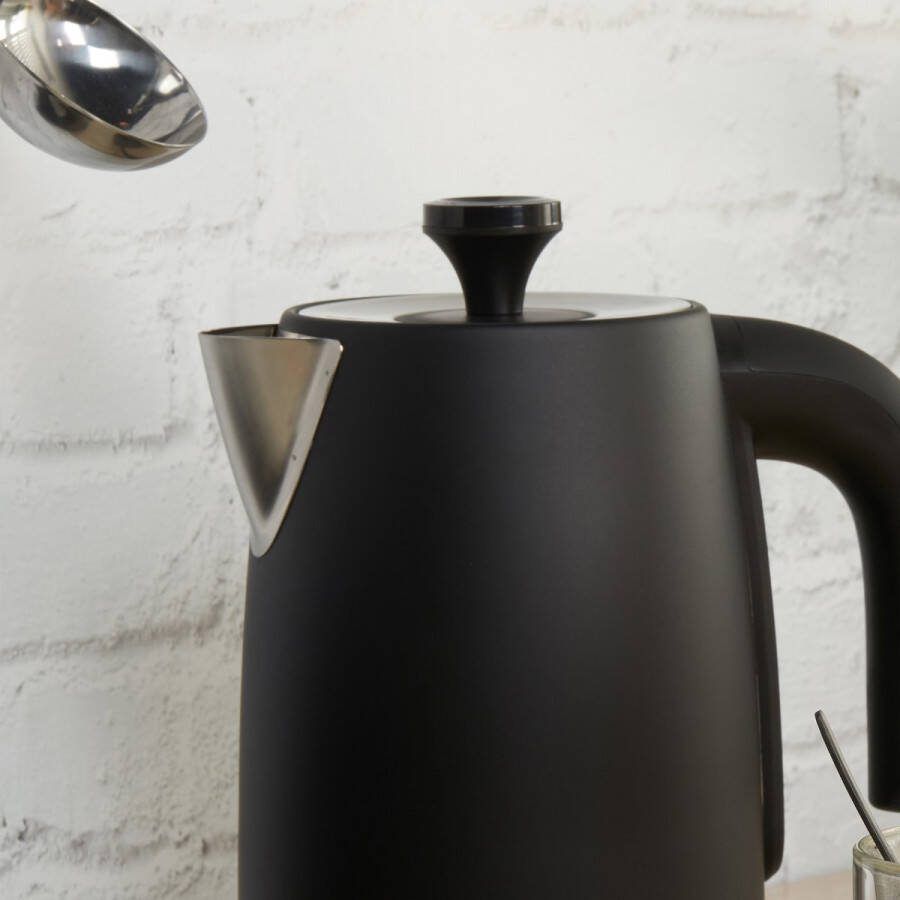 Petra Waterkoker – Klassieke Waterkoker – 1.7l – 3000w – Mat Zwart
