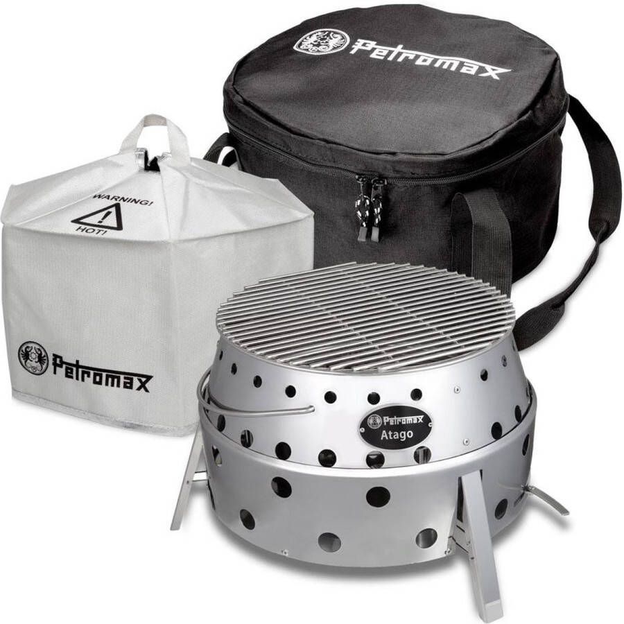 Petromax Atago Vuurschaal Set met Transporttas en Convectiehoes