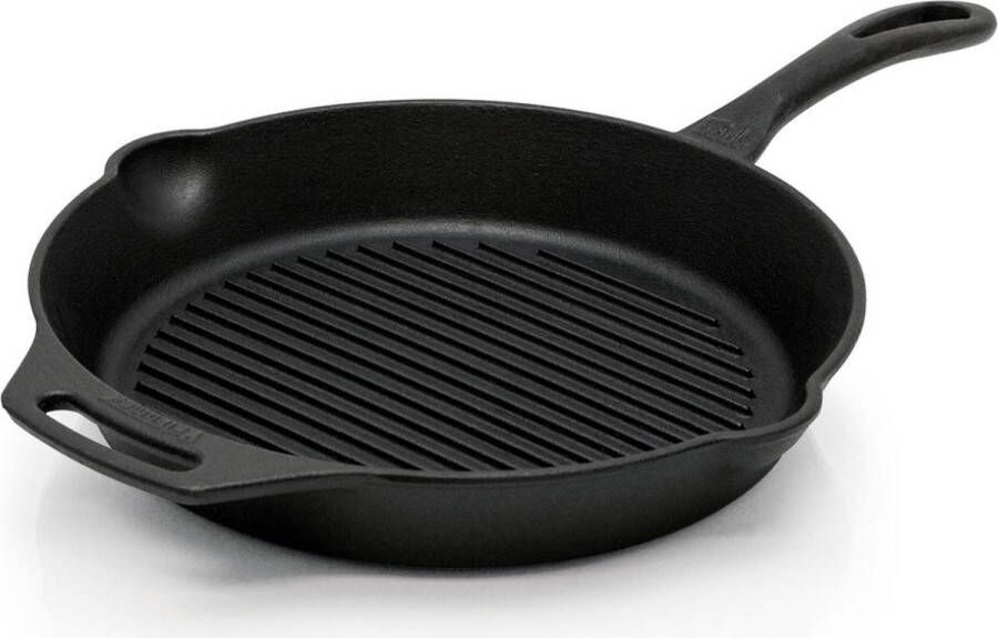 Petromax Gietijzeren grill skillet met steel 30 cm