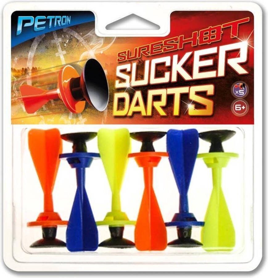 Petron Sureshot Zuigap Darts 6 Stuks