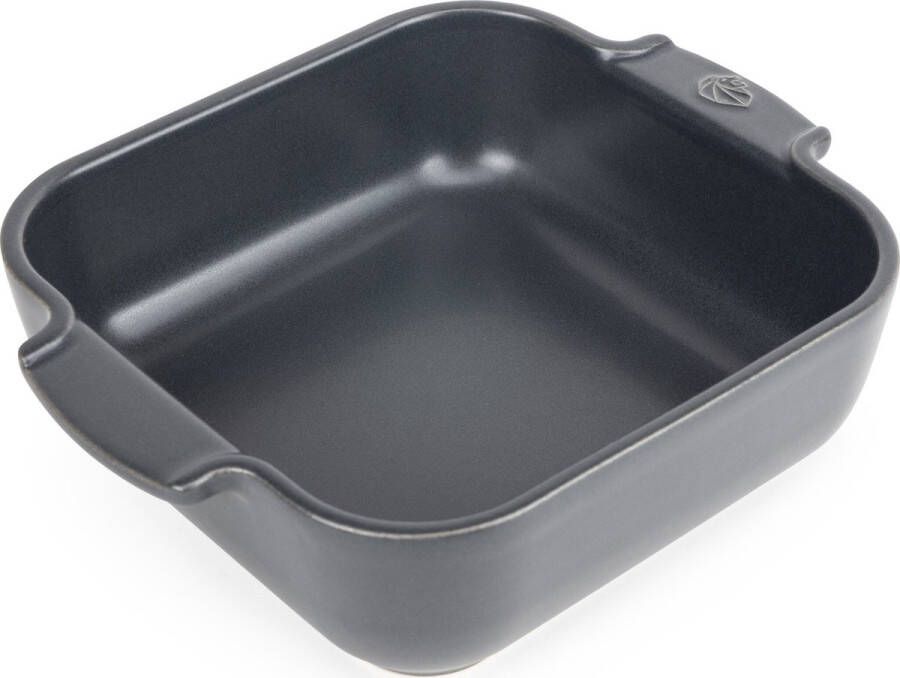Peugeot Appollia ovenschaal vierkant grijs maat S 21 cm