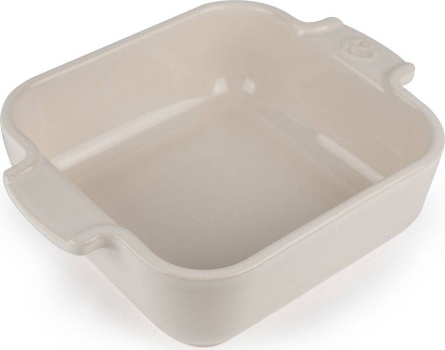 Peugeot Appolia vierkante ovenschotel 18x14x5.1cm ecru