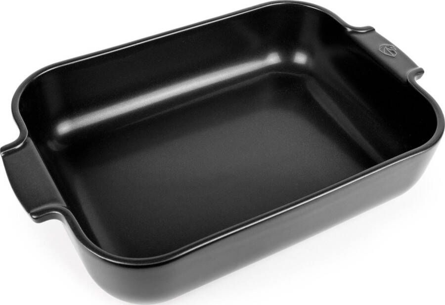 Peugeot Appolia rechthoekige ovenschaal 36cm satijnzwart