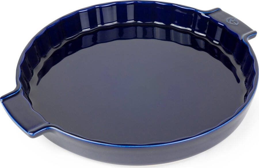 Peugeot Tarteform Appolia 30 cm van keramiek diepblauw I -20 tot 250 °C temperatuurbestendig I Premium Tarte vorm met perfecte gladde bodem